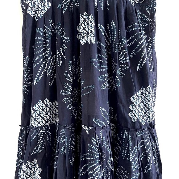 New Figue Julianne Maxi Dress in Daisy Midnight Navy Size S - Picture 10 of 11